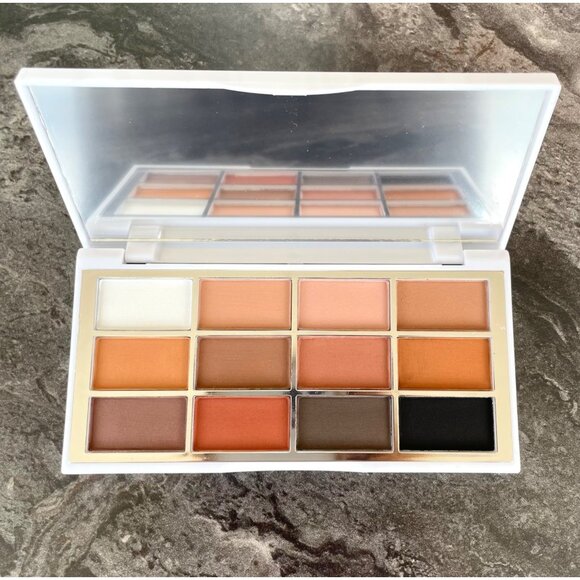 Lash Step Matte About You Eyeshadow Palette 12 Universal Matte Shades Day&Night - Picture 1 of 4